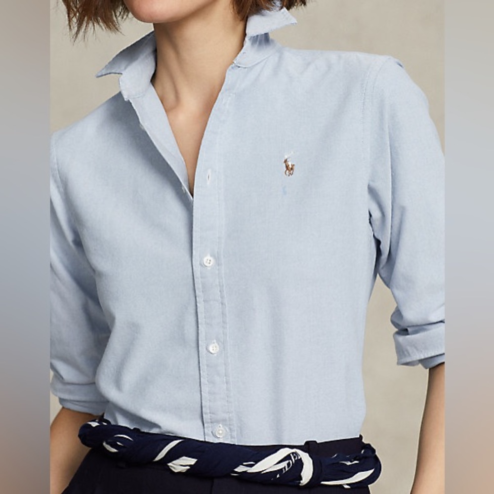 Ralph Lauren Blue Oxford Slim Fit Size Small